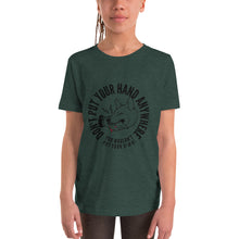 Load image into Gallery viewer, Girl&#39;s Youth Don&#39;t Put your hand T-Shirt