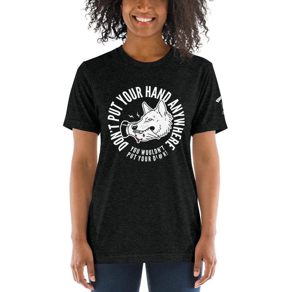 Women's DON'T put your hand  t-shirt