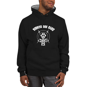 Men's WDR White logo Champion Hoodie