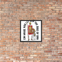 Load image into Gallery viewer, Framed Spartan Dogs of War poster