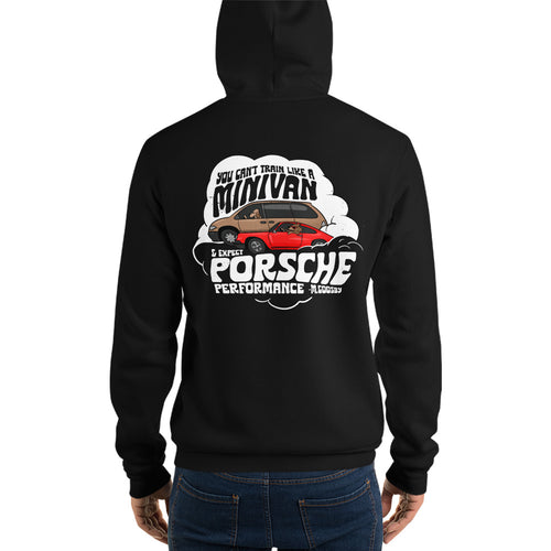 Men's Train like a Minivan hoodie