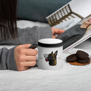 Catching Bad Guys Not RONA Matte Black Magic Mug
