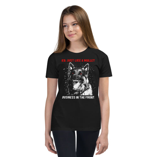 Girls K9 like a Mullet T-Shirt