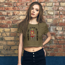 Load image into Gallery viewer, Women&#39;s Spartan Dogs of War Crop Tee