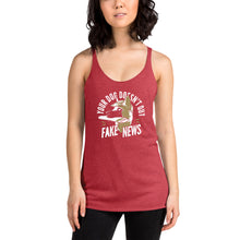Load image into Gallery viewer, FAKE NEWS Women&#39;s Racerback Tank