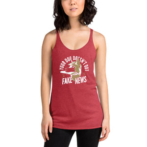 FAKE NEWS Women's Racerback Tank