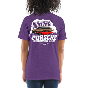 Women's Train Like a Minivan t-shirt