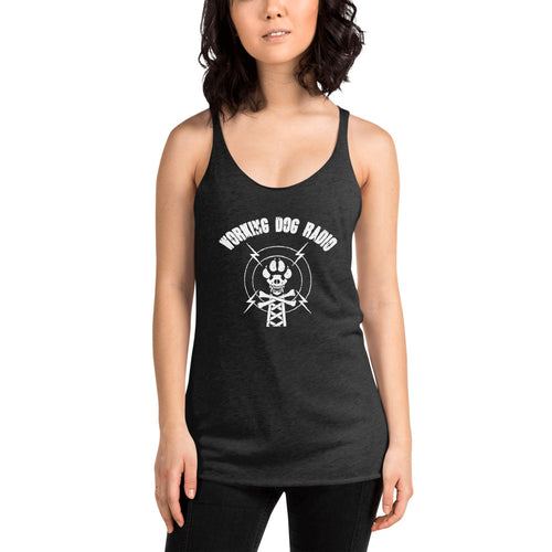 WDR WHITE Women's Racerback Tank