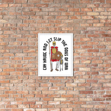 Load image into Gallery viewer, Framed Spartan Dogs of War poster