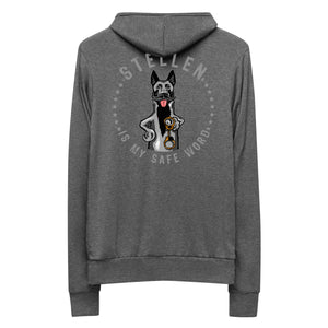 Unisex zip Lightweight Stellen is my Safe Word hoodie