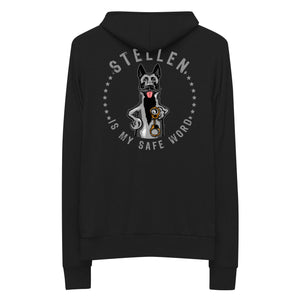 Unisex zip Lightweight Stellen is my Safe Word hoodie