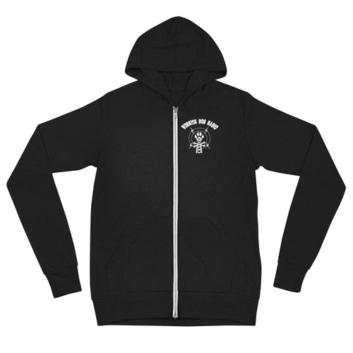 Unisex lightweight zip Can of Whoop hoodie