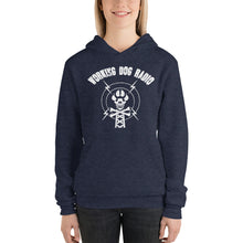 Load image into Gallery viewer, Women&#39;s White WDR logo hoodie