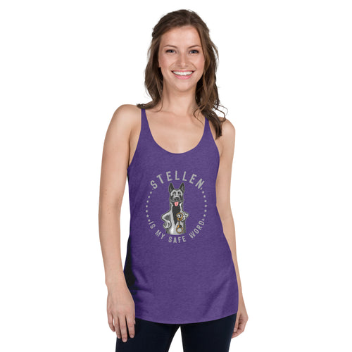 Women's Stellen is My Safe Word Racerback Tank