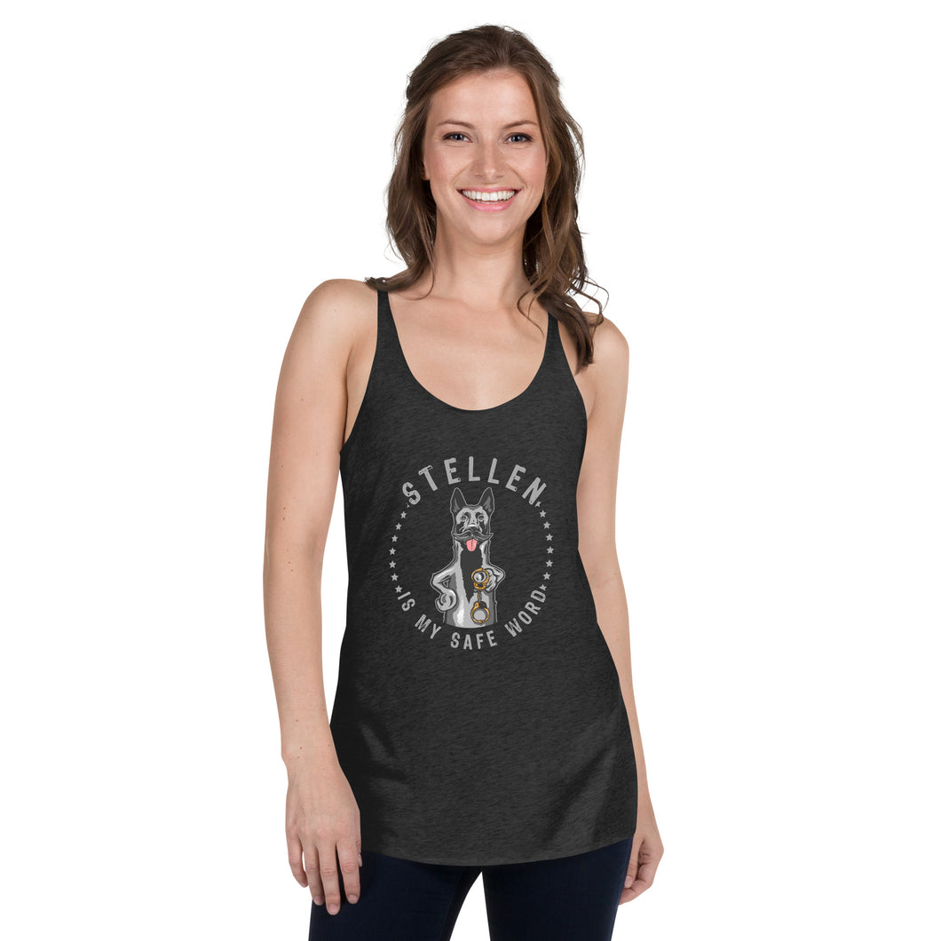 Women's Stellen is My Safe Word Racerback Tank